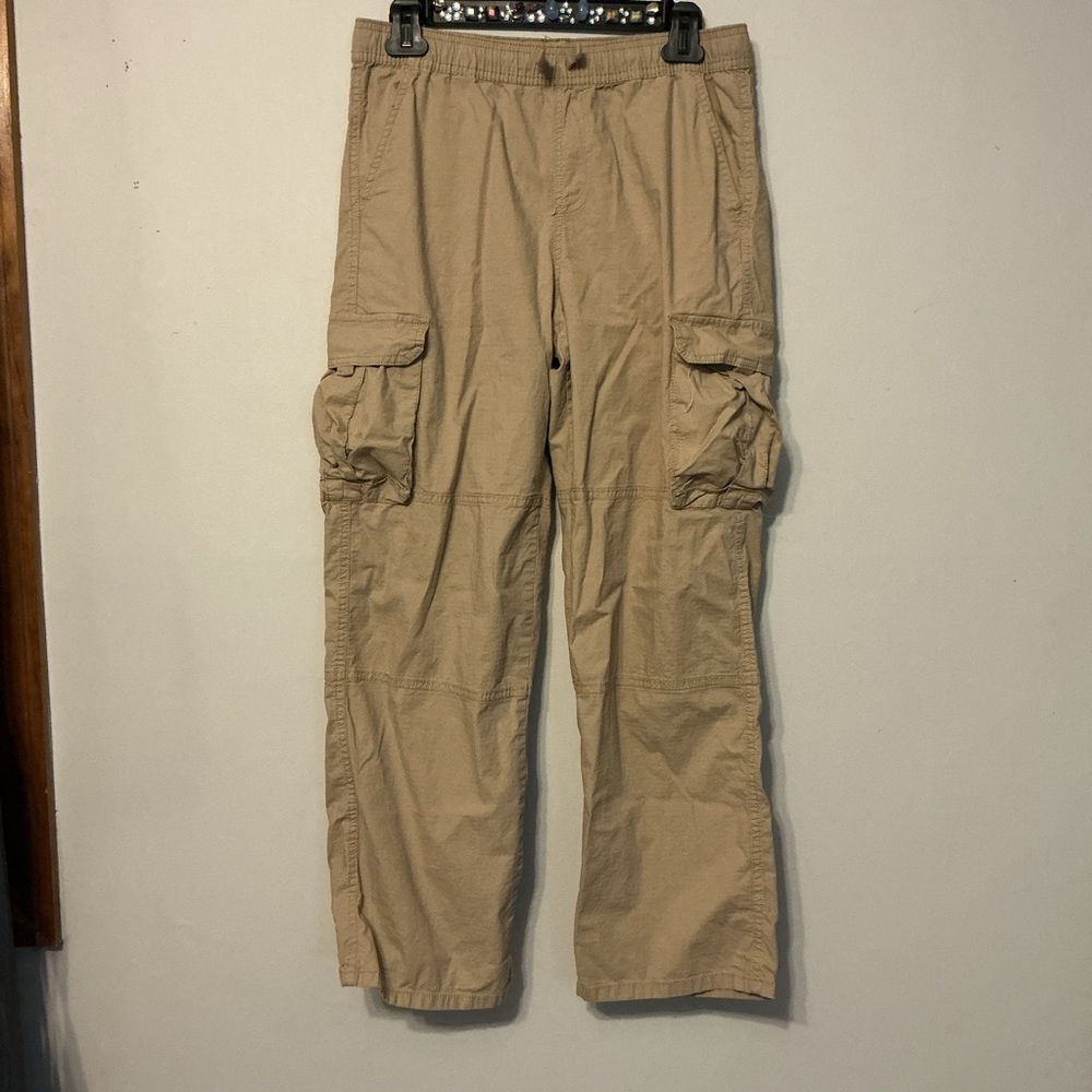 Boys Tan Cargo Pants